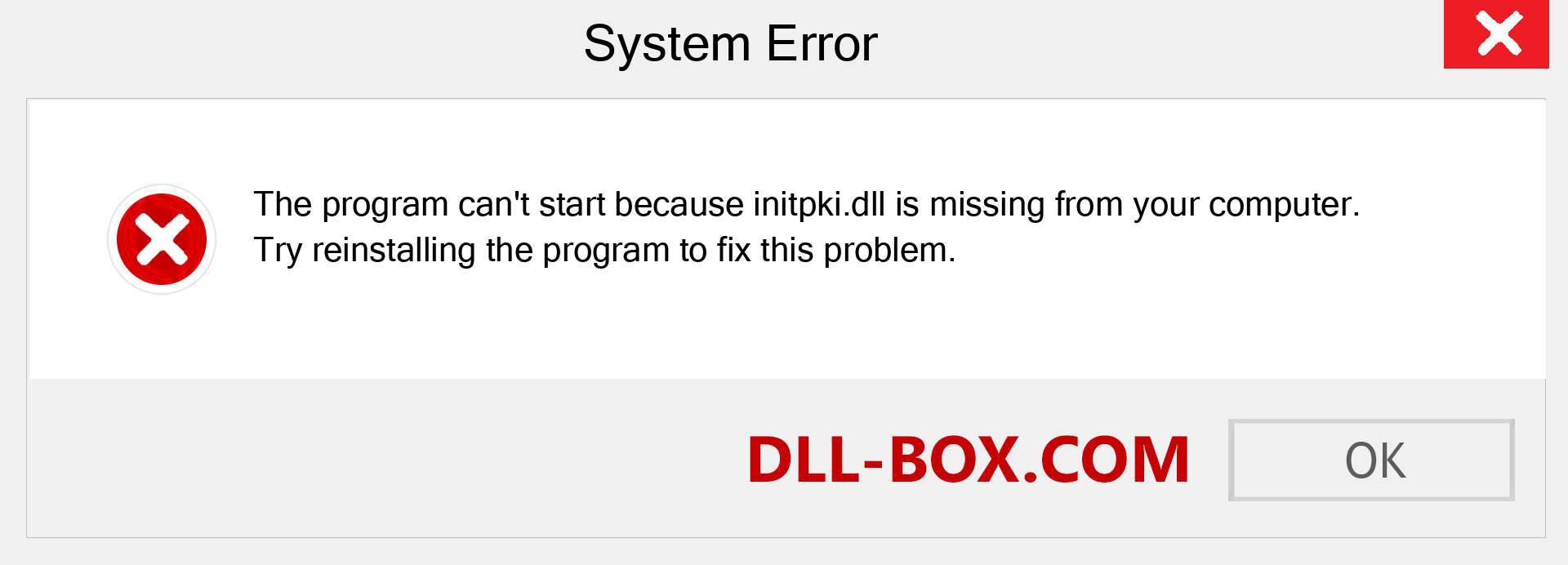  initpki.dll file is missing?. Download for Windows 7, 8, 10 - Fix  initpki dll Missing Error on Windows, photos, images